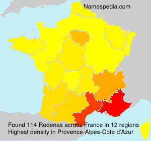 Surname Rodenas in France Surname Rodenas in France