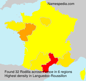 Surname Rodilla in France Surname Rodilla in France