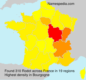 Surname Rodot in France Surname Rodot in France