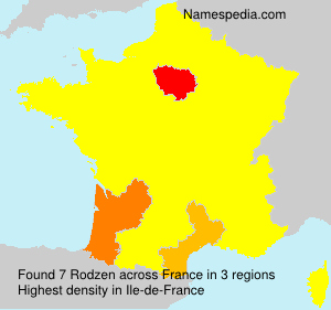 Surname Rodzen in France Surname Rodzen in France