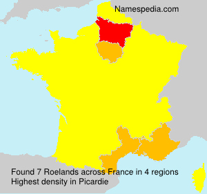 Surname Roelands in France Surname Roelands in France