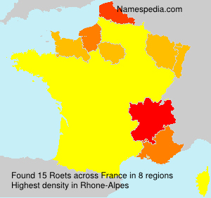 Surname Roets in France Surname Roets in France