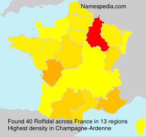 Surname Roffidal in France Surname Roffidal in France