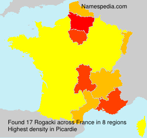 Surname Rogacki in France Surname Rogacki in France