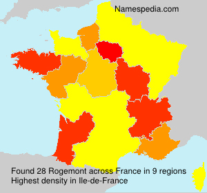 Surname Rogemont in France Surname Rogemont in France