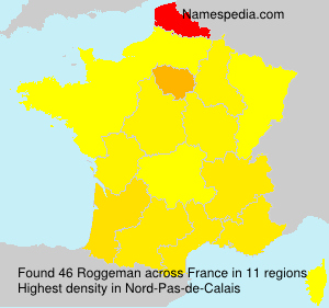 Surname Roggeman in France Surname Roggeman in France