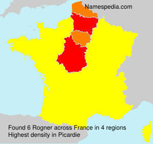 Surname Rogner in France Surname Rogner in France