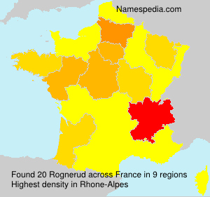 Surname Rognerud in France Surname Rognerud in France