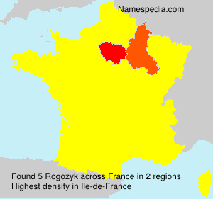 Surname Rogozyk in France