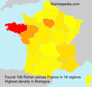 Surname Rohan in France Surname Rohan in France