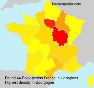 Surname Rojot in France Surname Rojot in France