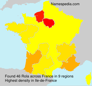 Surname Rola in France Surname Rola in France