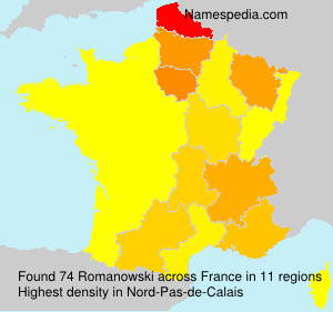 Surname Romanowski in France Surname Romanowski in France