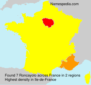 Surname Roncayolo in France Surname Roncayolo in France