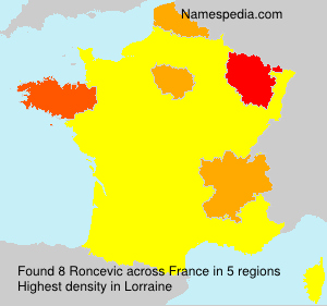 Surname Roncevic in France Surname Roncevic in France