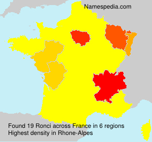 Surname Ronci in France Surname Ronci in France