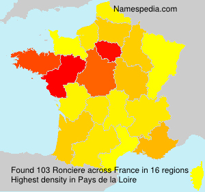 Surname Ronciere in France Surname Ronciere in France