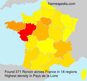 Surname Roncin in France Surname Roncin in France