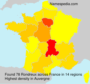 Surname Rondreux in France Surname Rondreux in France
