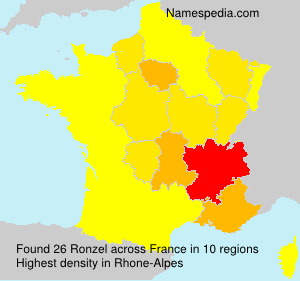 Surname Ronzel in France Surname Ronzel in France