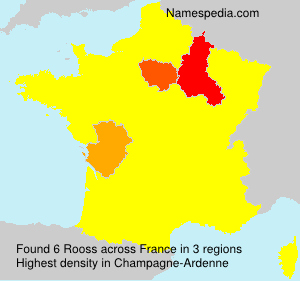 Surname Rooss in France Surname Rooss in France