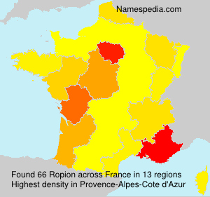 Surname Ropion in France Surname Ropion in France