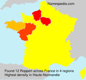 Surname Roppert in France Surname Roppert in France