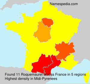 Surname Roquemaurel in France Surname Roquemaurel in France
