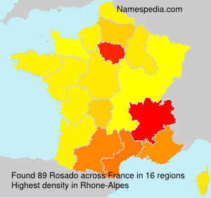 Surname Rosado in France