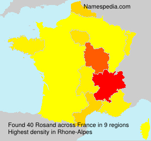 Surname Rosand in France Surname Rosand in France