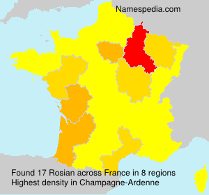 Surname Rosian in France Surname Rosian in France