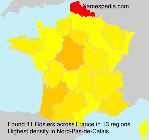 Surname Rosiers in France Surname Rosiers in France