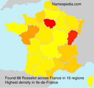 Surname Rosselot in France Surname Rosselot in France