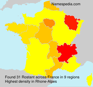 Surname Rostant in France Surname Rostant in France