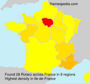 Surname Rotaru in France Surname Rotaru in France