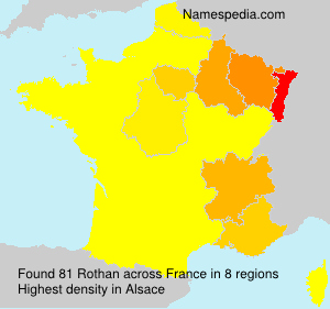 Surname Rothan in France
