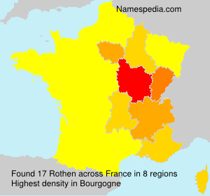 Surname Rothen in France Surname Rothen in France