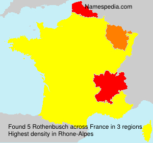 Surname Rothenbusch in France Surname Rothenbusch in France