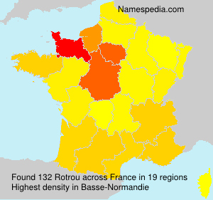 Surname Rotrou in France Surname Rotrou in France