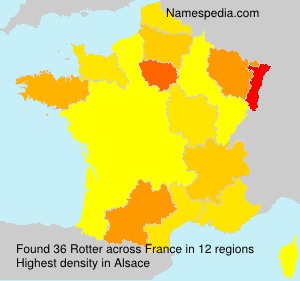 Surname Rotter in France Surname Rotter in France