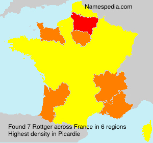 Surname Rottger in France Surname Rottger in France