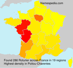 Surname Roturier in France Surname Roturier in France