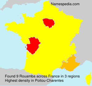 Surname Rouamba in France