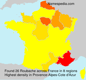 Surname Roubache in France Surname Roubache in France