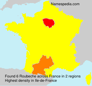 Surname Roubeche in France Surname Roubeche in France