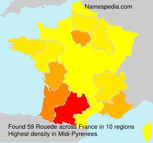 Surname Rouede in France Surname Rouede in France
