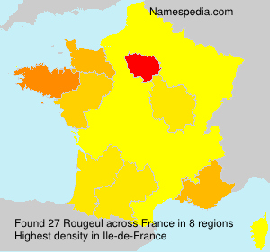 Surname Rougeul in France