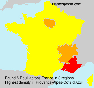 Surname Rouli in France Surname Rouli in France