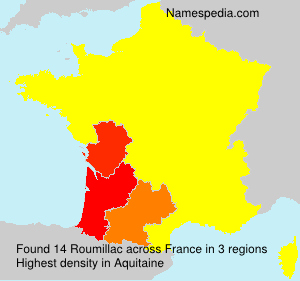 Surname Roumillac in France Surname Roumillac in France