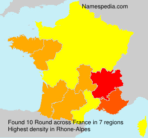 Surname Round in France Surname Round in France